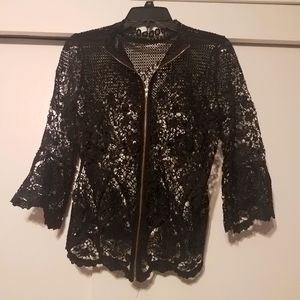 Lace Jacket Top